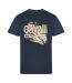 T-shirt Motif Coupé Homme Bleu Marine Cavalli Class-1