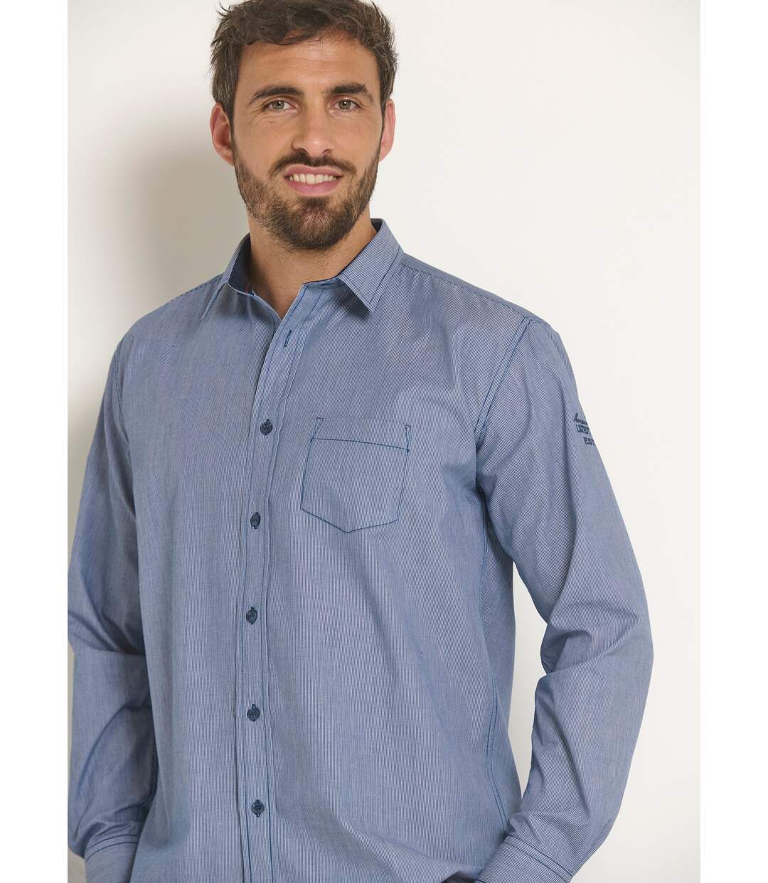Chemise entretien facile polycoton-4