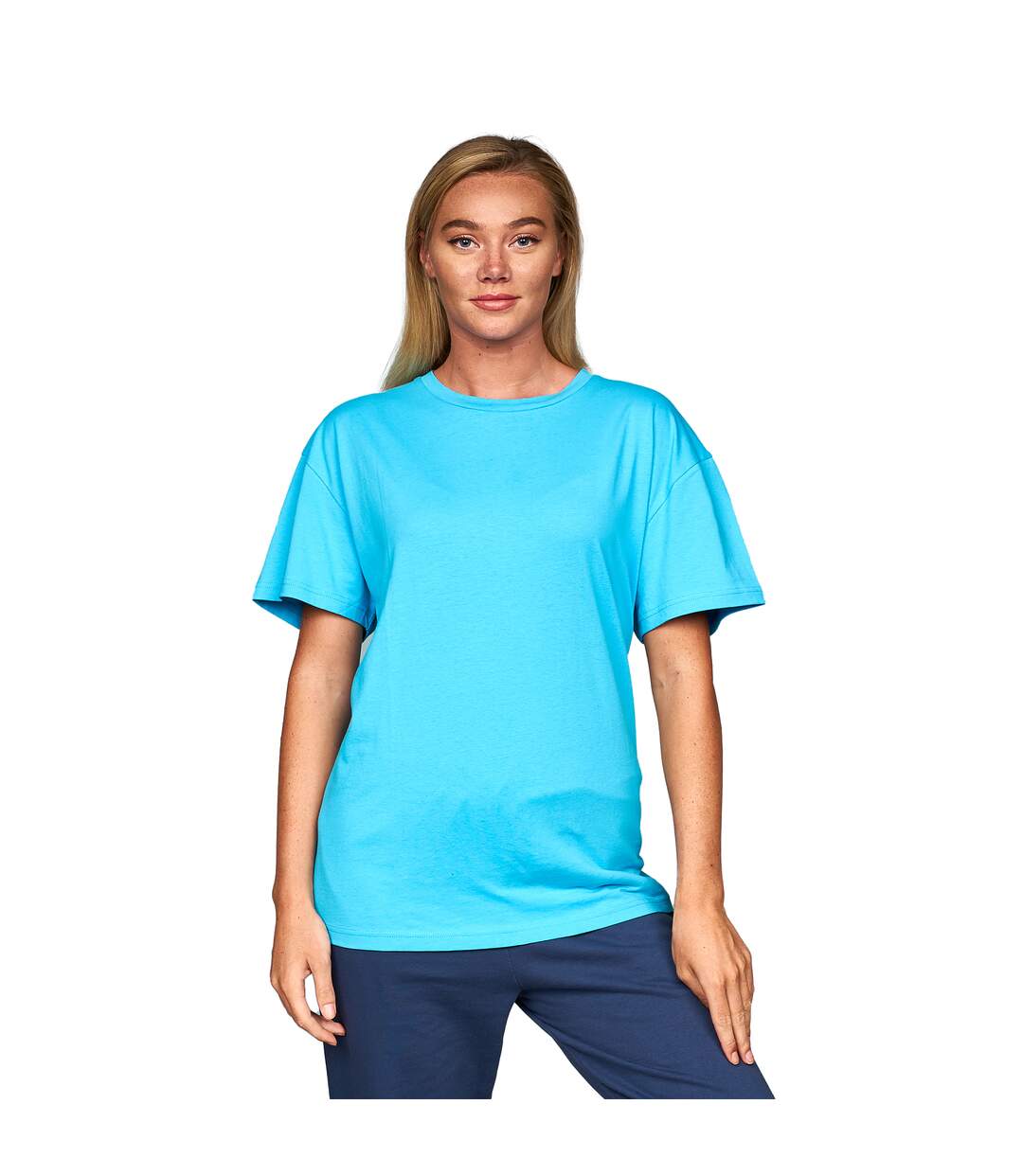 T-shirt adalee femme cyan Juice-1