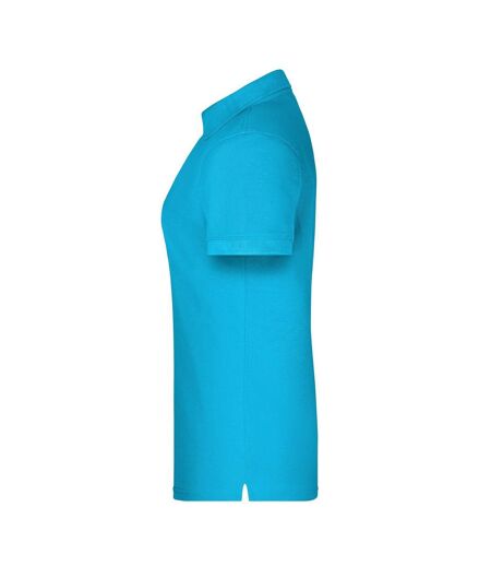 Polo Bio Workwear Femme Turquoise Vif James And Nicholson