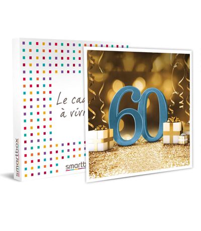 SMARTBOX - Joyeux anniversaire ! Pour homme 60 ans - Coffret Cadeau Multi-thèmes
