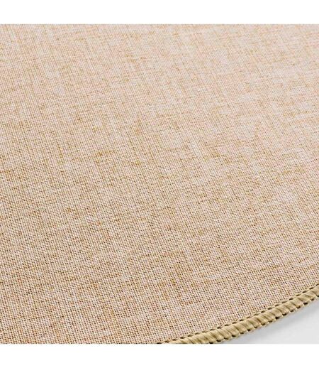 Set de Table Rond Tissé Edward 38cm Taupe