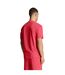 Mens plain t-shirt electric pink Lyle & Scott