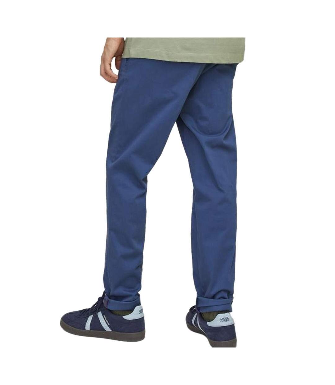 Pantalon fluide bleu homme jack & jones marco-2