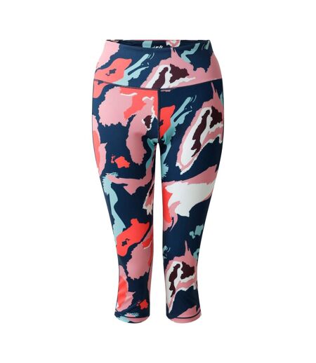 Womens/ladies influential ii marble swirl 3/4 length leggings multicoloured Regatta