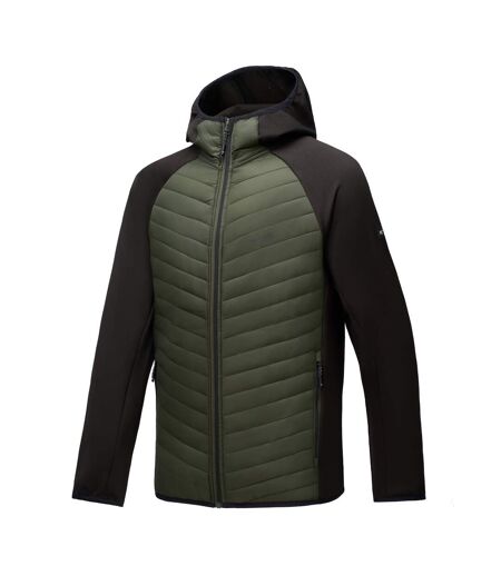 Veste Hybride Compressible Andreson Homme Kaki Foncé Noir Regatta