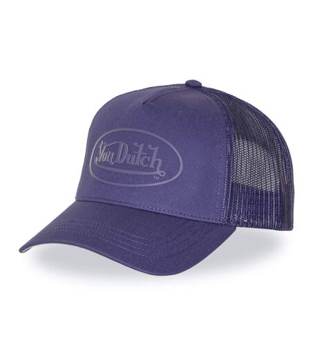 Casquette baseball avec filet et écusson en rubber print modèle Logo Vondutch