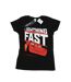 Disney - T-shirt CARS LIGHTNING FAST - Femme (Noir) - UTBI13604-1