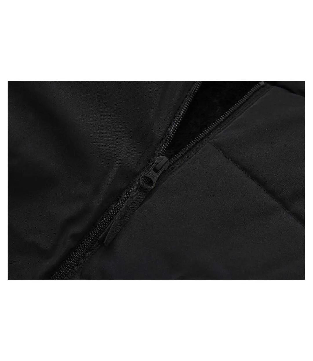 Womens/ladies Ottawa Full Zip Long Parka Black Gelert-4
