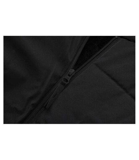 Womens/ladies Ottawa Full Zip Long Parka Black Gelert