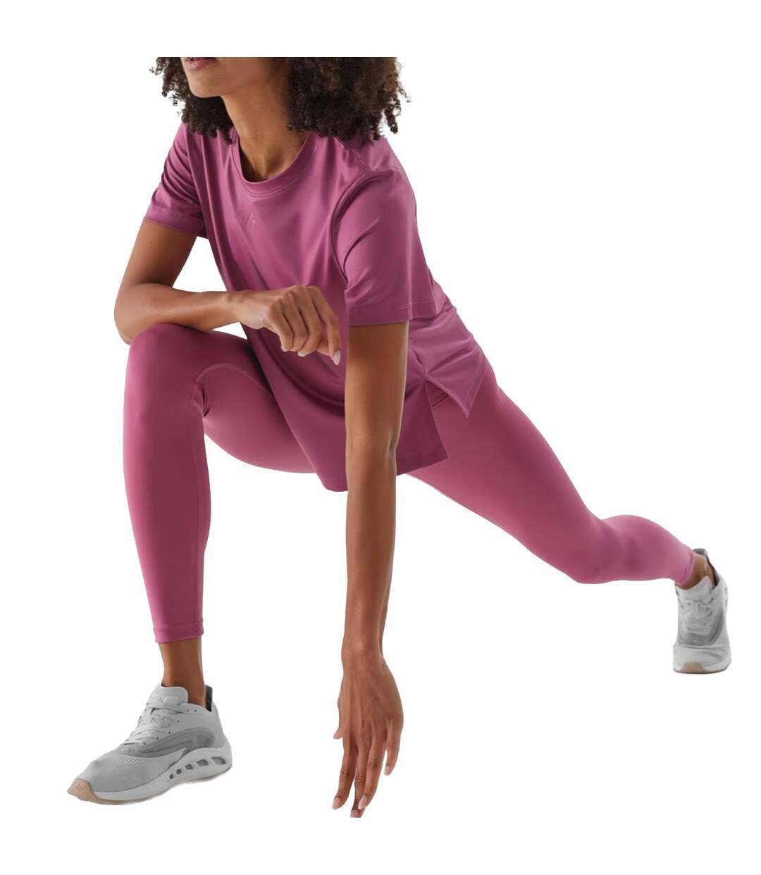Legging F301 Femme Rose 4F-1