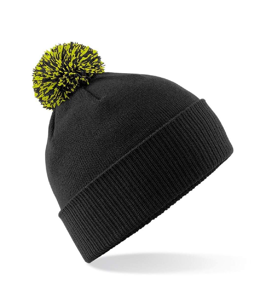 Bonnet snowstar - Adulte - B450 - noir et lime-1