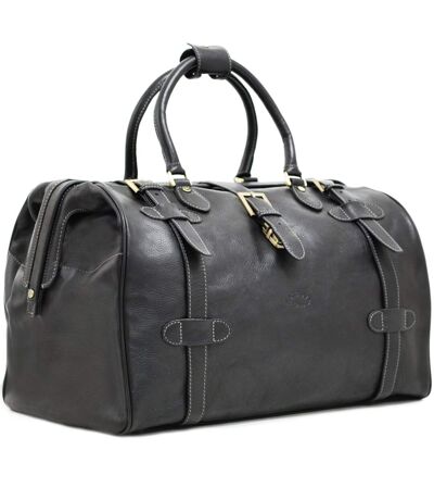 Sac de voyage en cuir KATANA Billy - noir