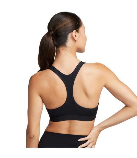Womens/ladies Swoosh Light Support Sports Bra Black Nike