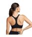 Womens/ladies Swoosh Light Support Sports Bra Black Nike-2