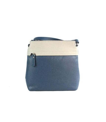 Eastern Counties Leather - Sac à main OPAL - Femme (Bleu foncé / Gris) (One Size) - UTEL418