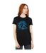 Disney Femmes/femmes Frozen 2 Nokk Silhouette Coton Boyfriend T-Shirt (Noir) - UTBI24591-2