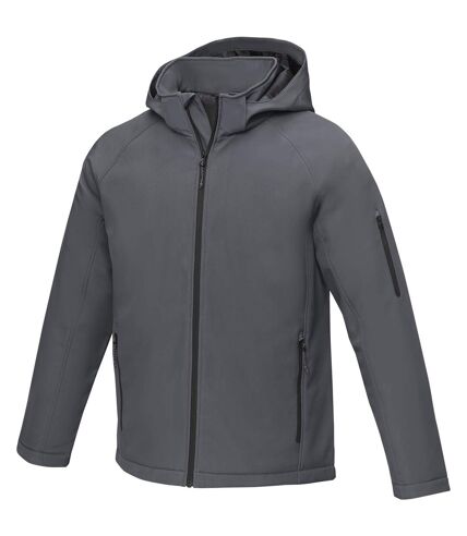 Elevate Essentials Mens Notus Padded Soft Shell Jacket (Storm Grey)