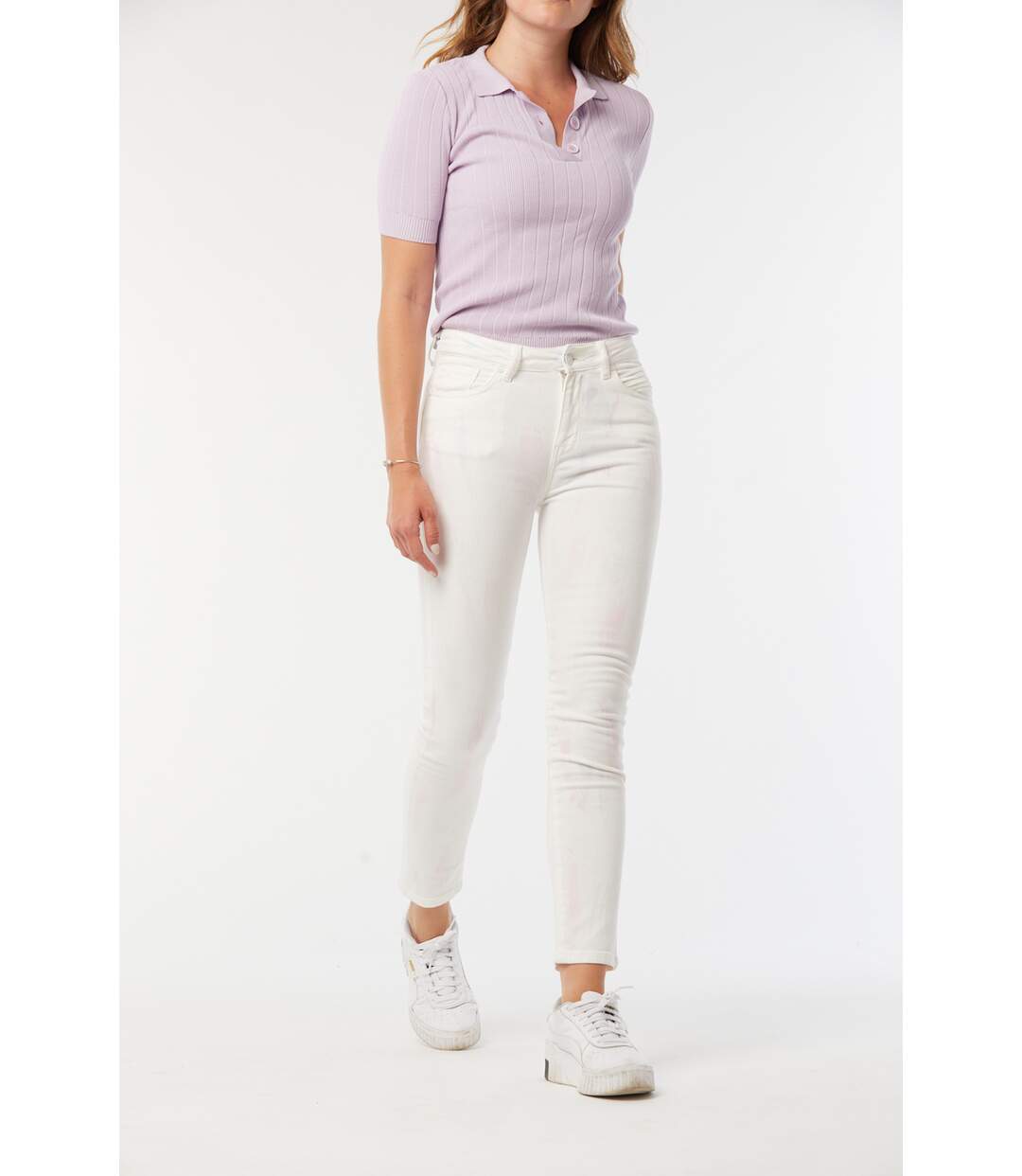 Pantalon coton slim LC135F