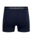 Boxers avocet homme rouge / blanc / bleu marine Crosshatch Crosshatch