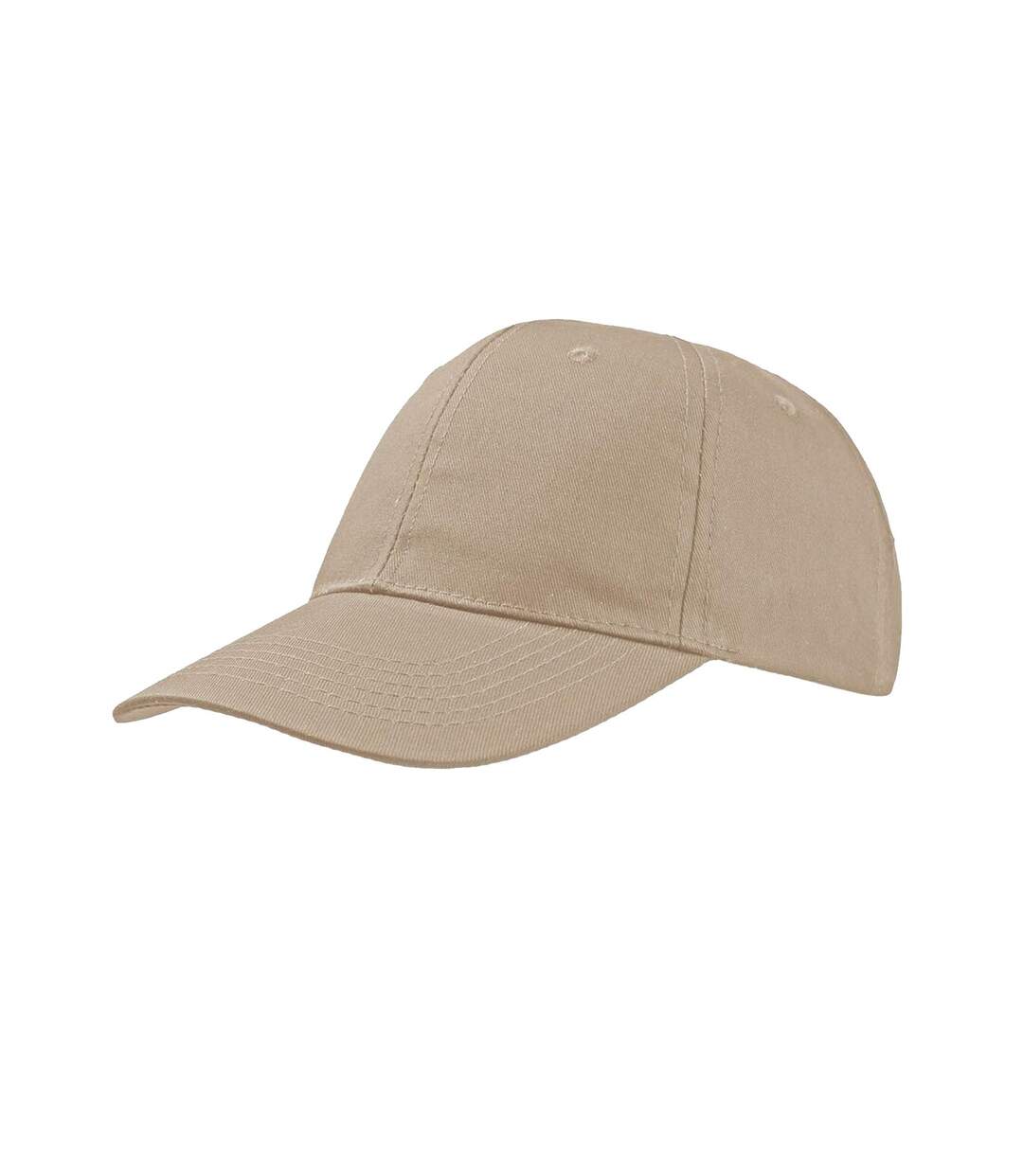 Casquette Six Panneaux Start Mixte Beige Atlantis-1