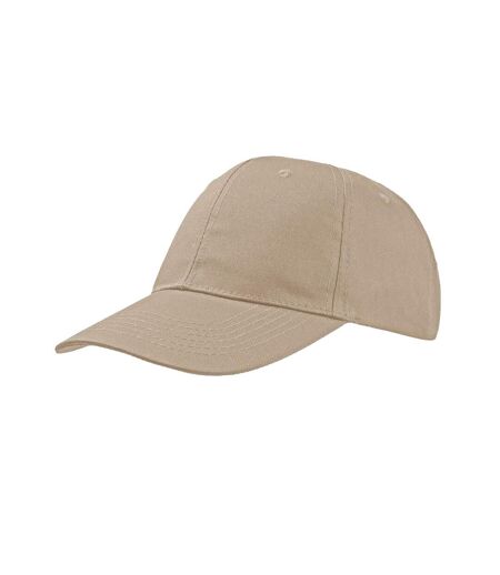 Casquette Six Panneaux Start Mixte Beige Atlantis