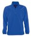 Sweat shirt polaire col zippé - 56000 - bleu roi-1