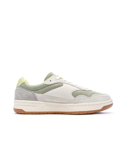 Baskets crème/verte homme tbs almerio