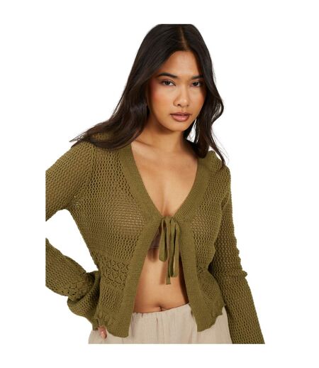 Cardigan Femme Kaki Clair Brave Soul