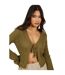 Cardigan Femme Kaki Clair Brave Soul-4