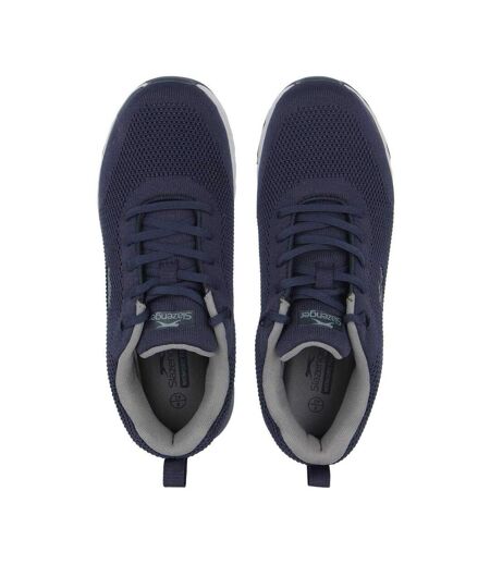 Mens Jenson Trainers Navy Grey Slazenger