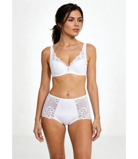 Soutien-gorge avec armatures dentelle et microfibre