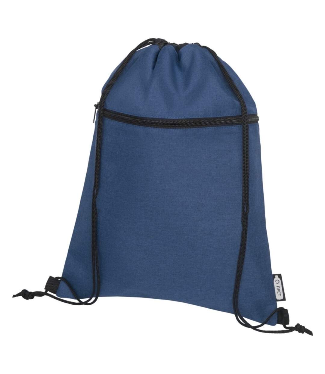 Ross Recycled Drawstring Bag One Size Navy Heather Bullet-4
