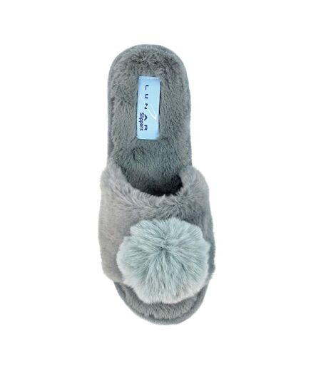 Chaussons Cara Femme Gris Lunar