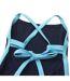 Womens/ladies Tie Up Back One Piece Swimsuit Navy Slazenger-4