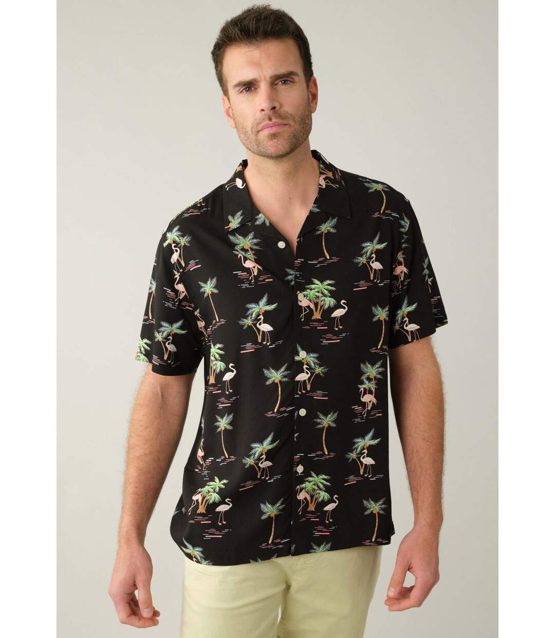 Chemise à motifs exotiques pour homme CABANA