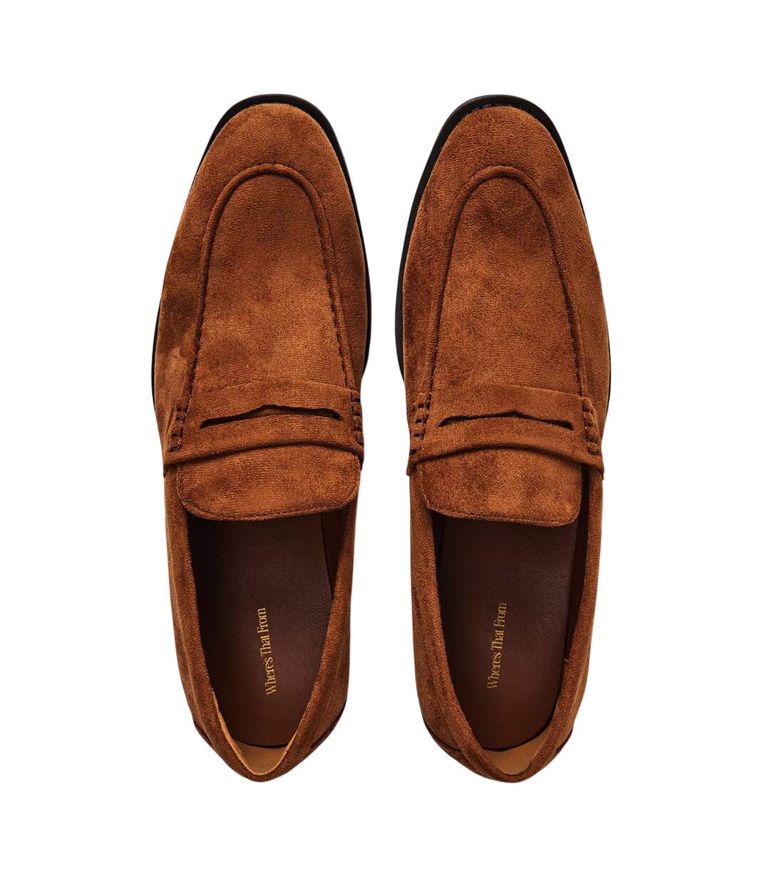 Mocassins Penny Homme Marron Clair Where´s That From-3