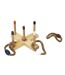 Jeu de Lancer en Bois Anneaux 18cm Naturel-1