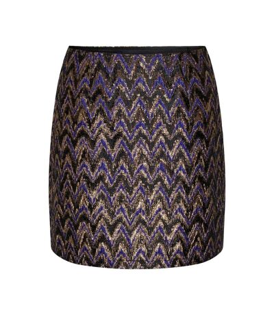 Jupe Noire à Motifs Femme JDY Ziggy - L