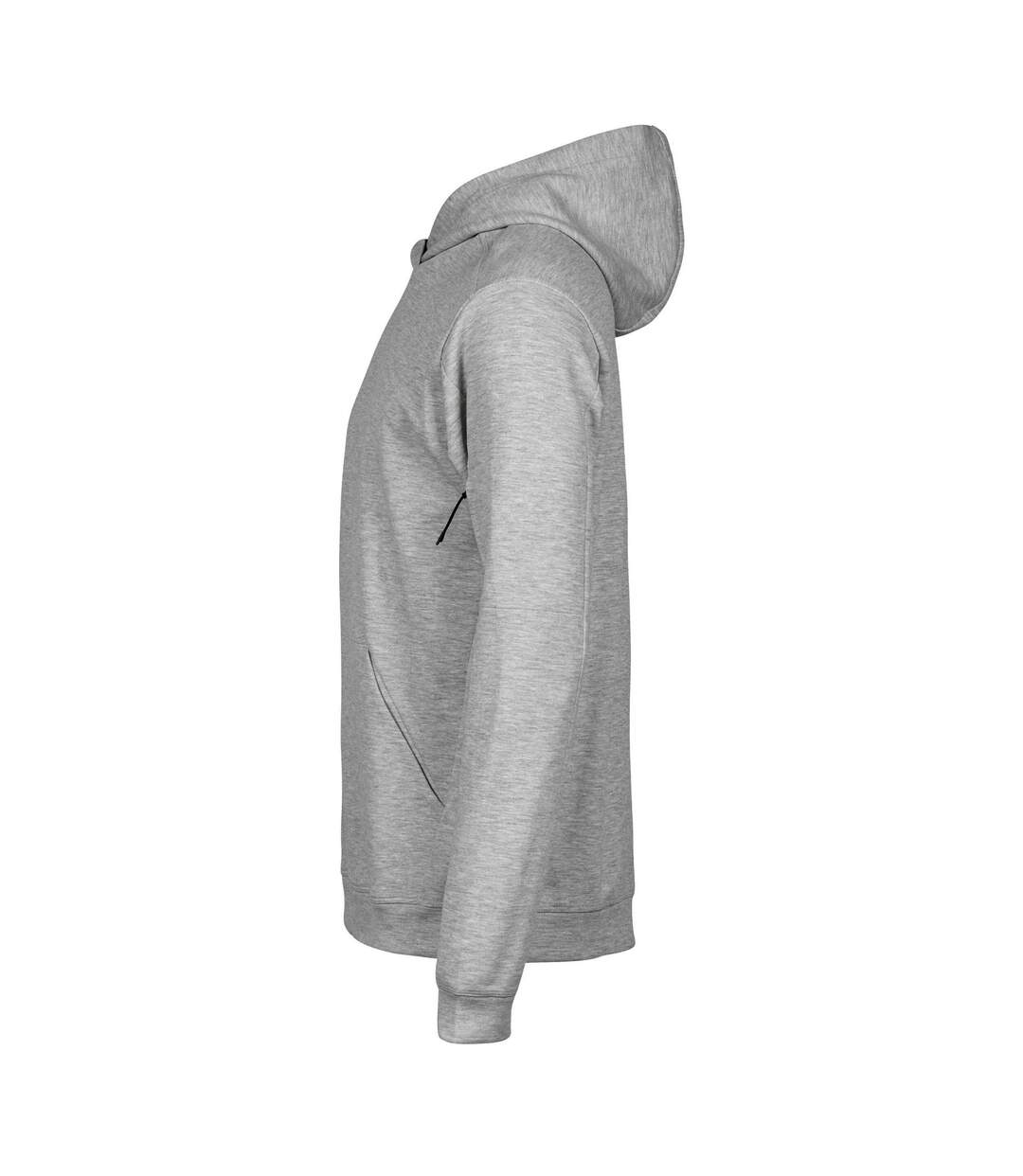 Sweat À Capuche Sport Homme Gris Chiné Tee Jays-3