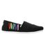 Womens/ladies Espadrilles Black Toms-1