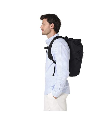 Zurich Roll Top Backpack One Size Black Quadra