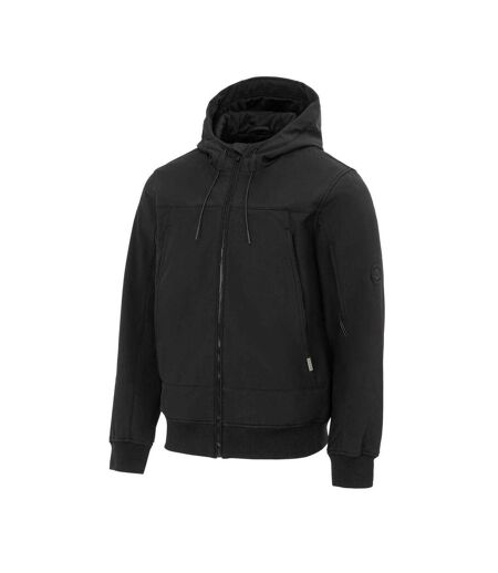Mens Soft Shell Jacket Black Firetrap