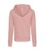 Sweat À Capuche College Femme Vieux Rose Awdis-2