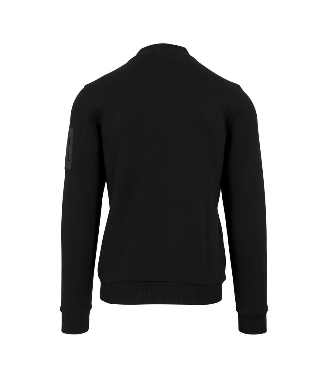 Mens Plain Bomber Jacket Black Urban Classics-2