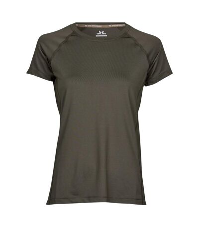 T-shirt de sport femme vert foncé Tee Jays