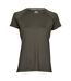 Womens/ladies cool dry short sleeve t-shirt deep green Tee Jays