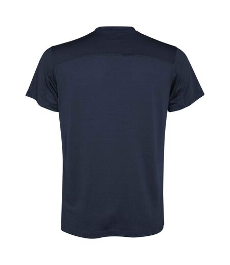 Mens slam short-sleeved sports t-shirt navy blue Roly