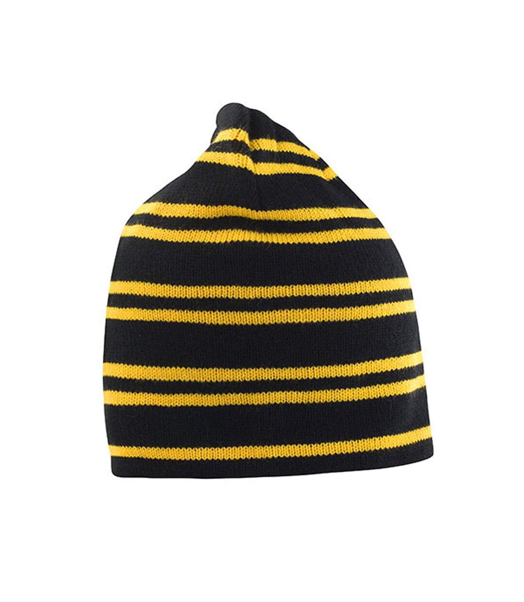 Bonnet Team Jaune Or Noir Result Winter Essentials-1
