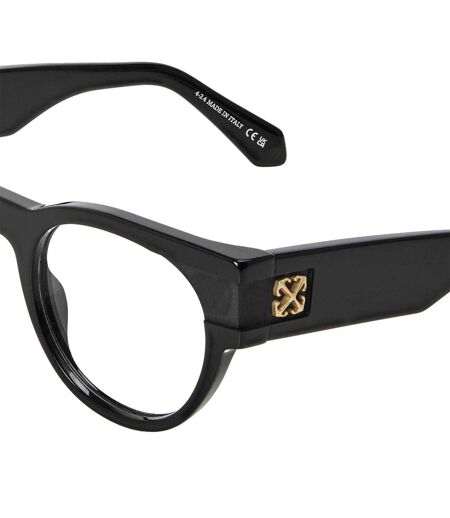 Lunettes De Soleil Motif/style Logo Doré Style Adulte Taille Unique Noir Off-White